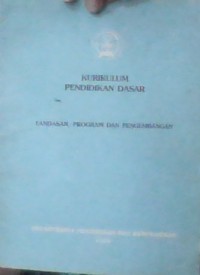 Kurikulum Pendidikan Dasar