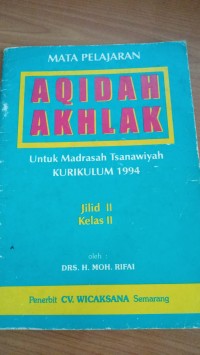 Mata Pelajaran Aqidah akhlak