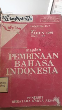 Majalah Pembinaan Bahasa Indonesia