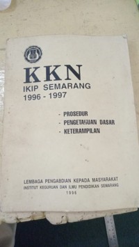 KKN IKIP Semarang 1996 - 1997
