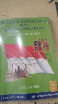 Pendidikan Pancasila Dan Kewarganegaraan Untuk SLTP Kelas 2