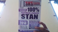 Image of 100% Pasti Masuk dan Kuliah di STAN