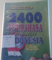 2400 Peribahasa Bahasa Indonesia