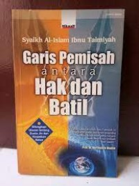 Garis Pemisah antara hak dan batil
