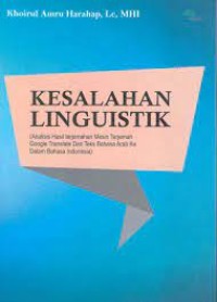 Kesalahan Linguistik