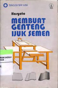 Membuat Genteng Ijuk Semen