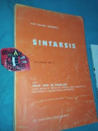 Sintaksis