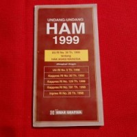 Undang - Undang HAM 1999 Ham