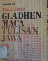 Image of Basa Jawa Gladhen Maca Tulisan Jawa 2 Kanggo Sekolah Menengah