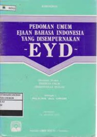 Image of Pedoman Umum Ejaan Bahasa Indonesia Yang Di Sempurnakan